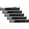 vhbw 5x nastro inchiostrato compatibile con Epson DFX 9000 N, DFX 9000 Serie, DFX 9000 stampante ad aghi - nero