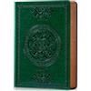 CAGIE YEBABFIT CAGIE Leather Vintage Journal for Men Soft Cover 256 Lined Pages Notebook 180 Lay Flat for Writing Travel Diary, 5.7'' X 8.3'', Black