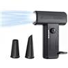 Fuerdich Air Duster | 130000U/min Aria Compressa Elettrico | Soffiatore Aria Compressa Con luce LED | Aria Compressa Portatile | Mini Soffiatore a Batteria Potente | Soffiatore Auto