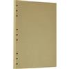 Zelten 1 Pack B5 80 fogli/160 pagine Kraft Foglia sciolta Punzonata Ricariche di Carta per 9 fori Binder Personal Organizer Diario Notebook Ricaricabile Planner