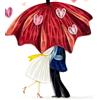 ORIGAMO Originali Biglietto Raining Hearts Quilling - Raining Hearts - Biglietto regalo Filigrana per compleanno e ricorrenze, Biglietto di auguri con busta ideale per stupire