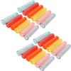VILLFUL 50 Pezzi Tappi per Matite in Plastica Trasparente Coprimatite Colorati per Studenti Protezione Matite Colorate per Cancelleria Scolastica Unisex