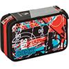 COMIX Astuccio Scuola Con Corredo 3 Zip - Comix Flash - Shake Skate