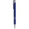 GFD GIOTTO 50 Penne Personalizzate con Scritta e Logo - Penna in Metallo con Incisione Laser, Idea Personalizzabile Ufficio, Inaugurazioni, Fiere, Gadget Promozionali (50 Penne Blu)