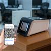 EcosAgile eClock - Rilevatore Presenze con QR Code Dinamico, Wi-Fi e SIM 4G LTE, Timbracartellino Digitale per Uffici, Negozi e Cantieri - Software Cloud con Cartellino Presenze giornaliero