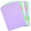 office box Confezione di separatori Xtra Office Box con Tasca frontale e etichette incluse by Office Box (A4 Blush - 10 separatori)