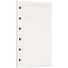 Zelten Fogli di carta perforata per raccoglitori a 6 fori, organizer, diario personale, taccuino, agenda ricaricabile, Monthly Planner, A7/6 Hole