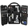 nifoti Kit di utensili pneumatici e accessori, 71 pezzi, chiave a percussione, cricchetto pneumatico, smerigliatrice, martello pneumatico, raccordi per tubi flessibili, custodia per garage, negozio