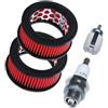 pljYocdO Kit candele adatto for motosega CS440 CS4400 CS450 CS450P CS510 CS520 CS530 13031038330 13031038331