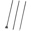 Victeut Set di 3 punte SDS Max da 81,3 cm, scalpello piatto da 2,5 cm, scalpello a punta e scalpelli da 7,6 cm, set di punte per trapano per calcestruzzo in muratura, in acciaio 40Cr SDS Max, punte rotanti