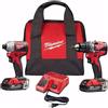 Milwaukee 2892-22CT M18 Compact Brushless 2-Tool Combo Kit, Drill Driver/Impact Driver