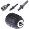 ERNZI Mandrino autoserrante da 0,8-10mm 3/8-24UNF Adattatore for punta da trapano filettato Convertitore a cambio rapido adatto for SDS adatto for trapano a percussione Plus