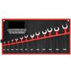 LED LEDS SET SERIE CHIAVI INGLESI 12 PEZZI CHIAVE FISSA 6-32 CON SUPPORTO