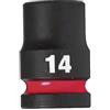 Milwaukee 4932480308 Bicchiere da Impatto, Corto, 1/2 Guida, 14 mm Dimensioni