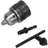 Shanrya NITRIP Light Type 1.5-13MM 3/8-24UNF Kit mandrino autoserrante + 1/4 esagono 3/8 Asta prolunga filettata Acciaio inossidabile