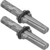 Qcwwy Zeppe per Spaccare Pietre, 2 Pezzi 14 Mm in Acciaio Ad Alta velocità Cunei per Spaccare Pietre per Carichi Pesanti Strumento per Spaccare Pietre di Roccia per Granito Marmo Cemento