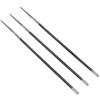Cryfokt Lime per Motoseghe Rotonde da 3/16 4,8 Mm - Affilatrice per Lime a Catena in Acciaio Durevole - Utensili a Taglio Liscio per la Lavorazione del Legno - Set da 3 Pezzi