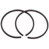 GTWSQQ 2 fasce elastiche for pistone, diametro 44 mm, spessore 48 mm, anello 2,0 mm, adatte for decespugliatore, motosega, trivella, soffiatore, motore elettrico.(44mm x 2.0mm)