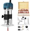 Generisch Fresa verticale da 800 W, fresa elettrica portatile, fresa per legno, fresa per legno, 15 pezzi, diametro 6,35 mm, per la lavorazione del legno, intaglio