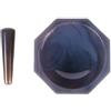 POAHNCU Lucidatrice, 1pc ID Da 30mm A 200mm Asta Per Macinazione Di Mortaio In Agata Naturale, Pestello Con Laboratorio ,per lucidare oro argento(80mm)