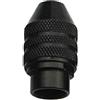 Generic 0.3-3.2mm Mandrino universale elettrico rettifica mandrino mascella mandrino frese nero lungo posteriore M7X0.75mmUtile e attraente