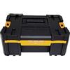 DEWALT Portautensili, TSTAK III, cassetto singolo profondo, chiusure resistenti, scomparti rimovibili per piccoli utensili e accessori (DWST17803)