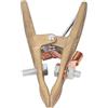 NDNCZDHC 800A Morsetto di messa terra per saldatore con design a ganascia larga, connessione messa a terra saldatrice forma di ottone per saldatura MIG, MMA, TIG, plasma