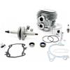 UYTGFO Adatto for STIHL TS410 TS420 50 mm cilindro pistone albero motore guarnizione paraolio cuscinetto kit di ricostruzione for sega for cemento troncatrice parti di riparazione(Cylinder Crankshaft)