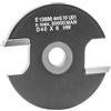 ENT 13886 Fresa per scanalatura carburo, Gambo (S) 6,35 mm, diametro (D) 40 mm, NL 6 mm