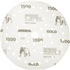 Mirka Gold Film Multifit 1500 - Confezione da 50 dischi abrasivi da 15,2 cm per levigatrice orbitale, cuscinetti di carta abrasiva per legno, compositi, automobili