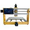 HEIBTENY X-Axis - Kit di aggiornamento per router CNC 3018 Plus, metallo per stabilizzatore con cuscinetti SCS12VUU SCV10VUU, compatibile con guida ottica da 12 mm e vite T8 da 4 mm, accessori facili