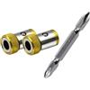 cskky 3 pezzi Portapunte magnetico in lega Anello elettrico Cacciavite Punta testa antiscivolo forte .oth