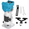 ViaGasaFamido Kit Fresatrice Elettrica, Rifilatrice Compatta per la Lavorazione del Legno 880W 3000 Giri/min con Scala, Facile Osservazione, Materiale Eccellente per la Lavorazione del Legno,