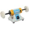 STRAFBRG Macchina lucidatrice for gioielli, smerigliatrice doppia da banco, 320 W, 10.000 giri/min, tornio con 2 ruote in tessuto ,Regolazione flessibile