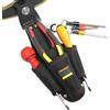 Générique Tool Belt Bag, Sturdy Tools Pouch, 10,43 x 5,31 in Electrician Belts Organizer, Waterproof Compact Design, Multifunctional Storage for Electrical Work, Home Repair, Garden Maintenance