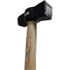 Blim Martello da falegname - Testa in acciaio al carbonio forgiato da 1 kg - Superficie di lavoro temperata - Manico in legno - Manico con forma ergonomica - Colore naturale marca