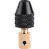 Akozon Drill Chuck Brass, Chucks Alluminio Guida di capacità Set Elettrica Set Elettrico Gamma 0 3 Mm Strumento di Perforazione