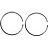 DORFEY Kit di fasce elastiche for pistone da 46 mm x 1,5 mm, 2 pezzi, adatto for H-u-s-q-v-a-n-a 51 55, for Ran-cher 257 357 XP EPA 359 EPA, parte di ricambio for motosega 503289014