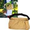 Haofy Borsa per la Raccolta della Frutta per la Raccolta in Tessuto Oxford, Borsa per la Porta Grembiule Regolabile per Attrezzi da Giardinaggio a Mani Libere pe (Cachi)