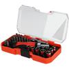 WELL HOME MOBILIARIO & DECORACIÓN Well Home Set di 25 cacciaviti a cricchetto TPR arancione e nero