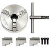 buedmsk Mandrino girevole, 125 mm, 3 ganasce per tornio, tornio per trapano (3 ganasce 125 mm)