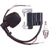 LIWaaGe Adatto for NB411 EC04 BG411 CG411 Tosaerba Decespugliatore Accessori Modulo bobina di accensione Kit candela