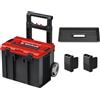 Einhell Originale Einhell Valigetta del sistema E-Case L (max. 120 kg, conservazione e trasporto universale di accessori e strumenti, impilabile, unible)