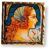 Chapeau Atelier Anello Artigianale con Mattonella in Ceramica di Caltagirone