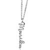 Moun Jewels Collana con nome personalizzabile verticale