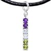 Iri jewelry Charm Bandiera Genderqueer Pride Argento 925 Placcato Platino LGBTQ+ Regalo