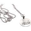 Handmade Collana Always Cerva e Bacchetta - Collana incisa su acciaio