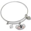 Handmade Bracciale Bangle in Acciaio con Musetto Koala Fatto a Mano | Musetto Koala Fatto a Mano, Bracciale in Acciaio