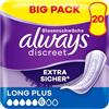 Always Discreet Long Plus - Inserti per incontinenza da donna, 20 pezzi