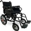 FERRUCCI COMFORT Sedia a Rotelle Elettrica Pieghevole Automatica per Disabili e Anziani, Autonomia 20KM, Braccioli Sollveabili, Sedile Imbottito, Capacità di Carico 120 Kg